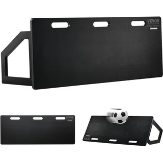 Vevor Fußball Rebound Board, Tragbares Prellwand Brett 1150 x 450 mm, HDPE Rebounder Wand-Rebound-Ausrüstung, Kinder & Jugendliche, Trainingsbrett Rebounder Kicker für Fußballtraining, Schwarz