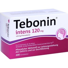 Bild von Tebonin intens 120 mg Filmtabletten 200 St.
