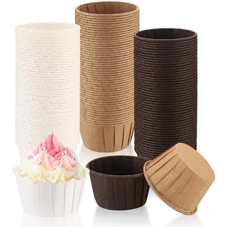 150 Stk Papier Muffinförmchen, Muffin Cupcake Formen, Backförmchen Muffinformen, Papierförmchen Fällen Liners Wrapper Papier für Dessert Hochzeit Halloween Geburtstag Party