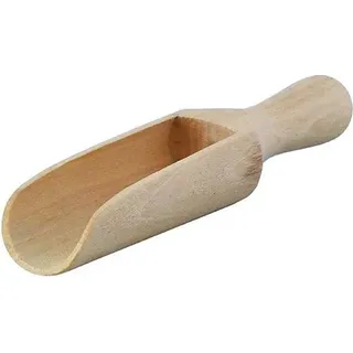 Große Holzschaufel 12-14 cm – Dosierlöffel für Yerba Mate und Kräuter - Braun