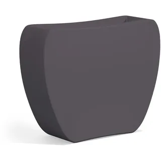 BLUMENTOPF PFLANZENKÜBEL BLUMENKÜBEL BALKONPFLANZE FUR GARTEN ECKIG ANTHRAZIT