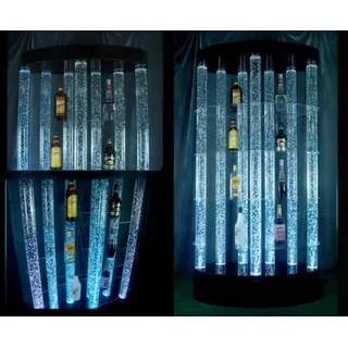 Led Wasser Wand Bar Regal Säule Wassersäulen Theke Designer Beleuchtet Regale - Transparent