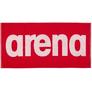 Arena Unisex Gym Handtuch 50 x 100 cm rot-weiß