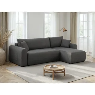 OTTO home Eckcouch Cord 2-Sitzer Grau