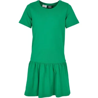 URBAN CLASSICS Girls Valance Tee Dress, Sommer Volantkleid für Mädchen, Kurzarm, erhältlich in vielen Farben, Größen 110/116-158/164