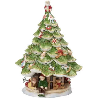 Villeroy & Boch Großer Tannenbaum mit Kindern Christmas Toys Memory Dekoration