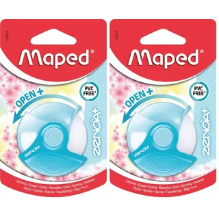 Maped 123210 Zenoa Plus Radiergummi - Farblich sortiert (Packung mit 2)