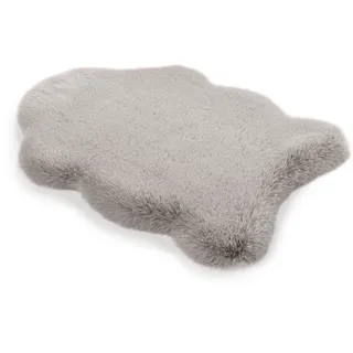 Schöner Wohnen SCHÖNER WOHNEN-Kollektion Hochflor-Teppich »Tender deluxe 6286« fellförmig 50 mm Höhe Dekofell, Fellteppich, flauschig, waschbar, Schöner Wohnen Kollektion SCHÖNER WOHNEN-Kollektion B : 55 cm 1 Stk.