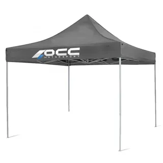 occ motor sport Rennzelt 3 x 3 m Grau