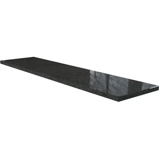 Fensterbank Anthra Grau 101 cm x 20 cm x 2 cm mit Wasserrille