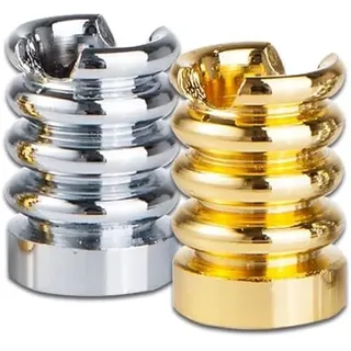 2 x Gluttöter | Industrial Design | Offen | Material: Metall | Mix: Gold + Silber | Glutlöscher Glutkiller