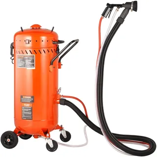 Vevor Vakuum-Sandstrahler 106L, staubfreier Sandstrahler mit eingebautem 1200 W Vakuumsystem, 60-110 PSI Hochleistungs-Strahlgerät zur Staubkontrolle und Strahlmittelrückführung