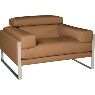 CALIA ITALIA Sessel »Romeo Loungesessel« extravaganter Designsessel, beige