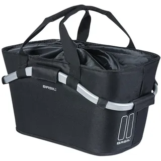 Basil Classic Carry All Mik Hinterer Korb schwarz