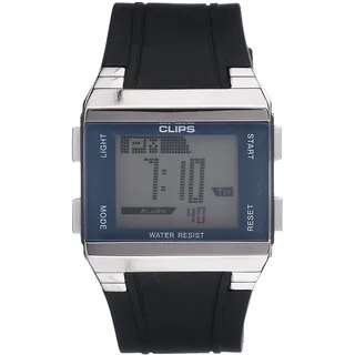 Clips Herren digitaluhr mit Kautschuk Armband