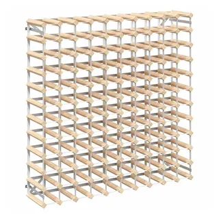 vidaXL Weinregal 22,5 x 110 x 110 cm Beige
