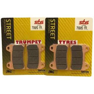 SBS 706HS Bremsbelagsatz Bremsbeläge Vorne Kompatibel mit YAMAHA MOTORCYCLES TRX