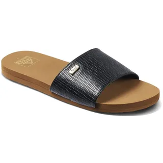 Reef Sandale Damen Bliss Nights Slide, Black/Tan, 40 EU