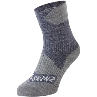 SealSkinz Unisex Allwetter Wasserdichte Socken – Knöchellang, Blau, S