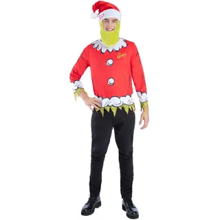 Smiffys Dr Seuss The Grinch Santa Kit