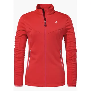 Schöffel Damen Fleece Jacket Svardalen L, schnell trocknende Fleecejacke mit Kragen, funktionales Outdoor Fleece, mit Reißverschluss-Taschen und elastischem Saum, lollipop, 36