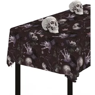 Fiestas Guirca Tischdecke Halloween 137 x 274 cm Schwarz