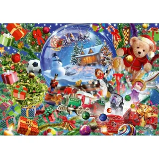 Bluebird Puzzle Weihnachts-Puzzle Christmas Globe - 1000 Teile