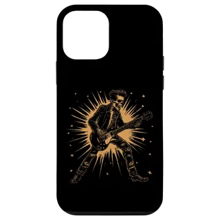 Hülle für iPhone 12 mini Rock n Roll Rockabilly Heavy Death Metal Rock Musik Gitarren