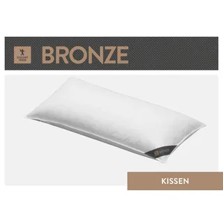 SPESSARTTRAUM 3-Kammer-Kissen Bronze 80 x 80 cm Weiß