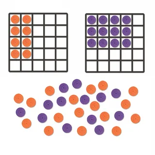Learning Resources Riesiges magnetisches Demonstrationsset mit Rechenkästchen
