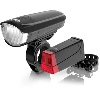 Dansi LED Fahrradlicht Set Beleuchtungsset