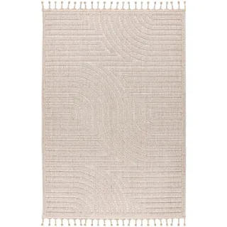 Kayoom Reef 225 Kurzflorteppich 160 x 230 cm Beige