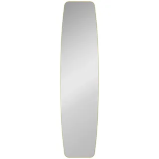 Homcom Wandspiegel Glas MDF Gold , Goldfarben , 40x3x160 cm , Spiegel