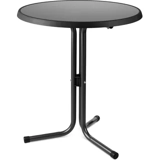 Beautissu Stehtisch Bistrotisch Emma Ø60cm - Grau