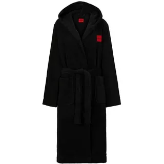 BOSS WOMEN TERRY_HOODED GOWN Black1, L