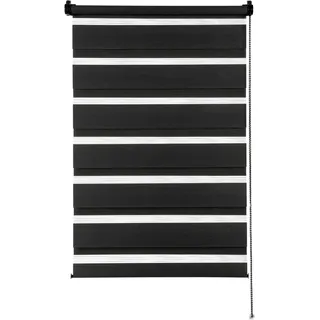 GARDINIA Doppelrollo »Easyfix« 120 cm x 150 cm schwarz