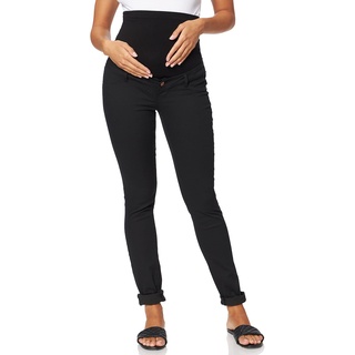 MAMALICIOUS Damen Mljuliane Slim Pant - Noos Umstandshose, Black, 29W 32L EU