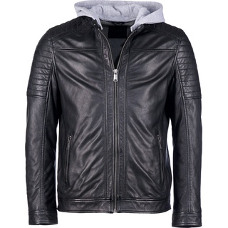 Mustang Lederjacke - Schwarz - XXL