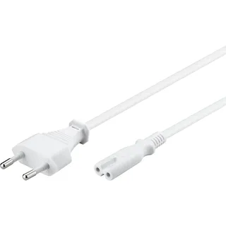 goobay Stromkabel C7 5 m Weiß