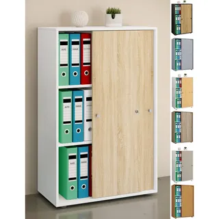 VCM Mid.you Aktenschrank 70x110x39 cm grau