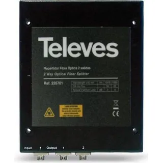 Televes Optischer Verteiler OVT2N 2 Ausgänge 3,8 dB
