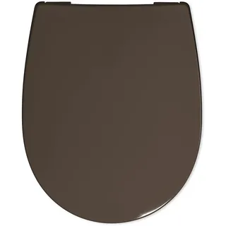 Hamberger WC-Sitz "Passat" (Toilettensitz mit SoftClose, Farbe balibraun, Scharnier Edelstahl C0202Y) 530965