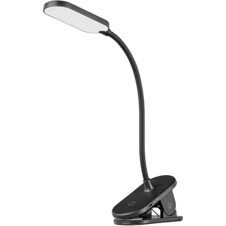EGLO LED Klemmlampe Raizal, Akku-Klemmleuchte für Bett