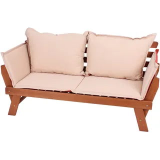 Garden Pleasure Fortuna 192 x 68 x 78 cm Braun/Rot