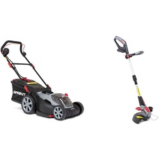 Sprint 18V Lithium-Ionen 37 cm Akku-Rasenmäher 370P18V, inklusive 1x 5Ah Batterie und Ladegerät 18V Lithium-Ionen Rasentrimmer