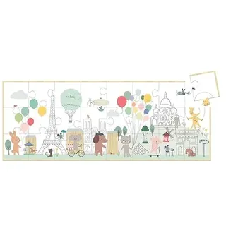 Vilac Puzzle aus Holz, Escapade in Paris-Sarah Betz, 7103, Mehrfarbig