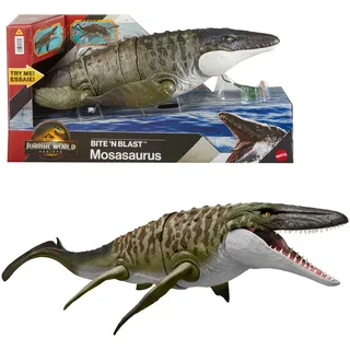 Jurassic World Rebirth Feature Mosasaurus 22 cm - Grün/Grau
