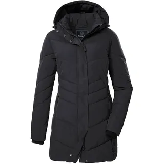 G.I.G.A. DX Damen Steppparka/Funktionsparka mit abzippbarer Kapuze GW 60 WMN QLTD PRK, schwarz, 44, 43530-000