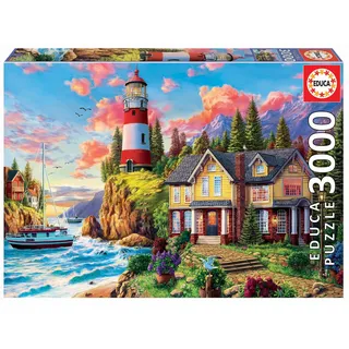 Educa Leuchtturm, am Meer 3000 Teile