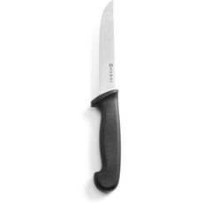 Bild von Tranchiermesser, Küchenmesser, Messer, HACCP, Geschirrspülmaschinengeeignet, Klingte: 150mm, Länge 285mm, Edelstahl, Polypropylen, schwarz